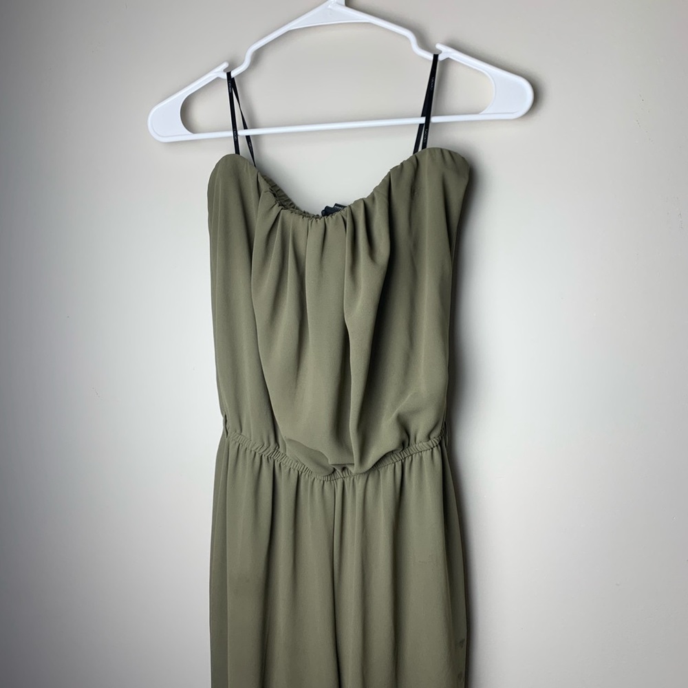 olive green jumpsuit